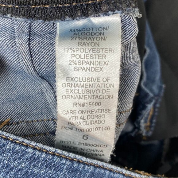 Democracy Womens Jeans Size 6 Lot of Two "Ab"Solution" Straight Slim Casual - Picture 15 of 16